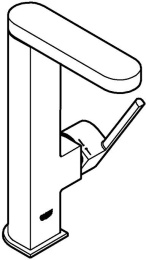 Смеситель для раковины GROHE Plus, L-size, хром (23873003)