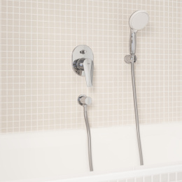 Смеситель для ванны GROHE BauEdge в комплекте с монтажной , хром (29039001)