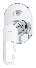 Смеситель для ванны GROHE BauLoop в комплекте с монтажной частью, хром (29041001)