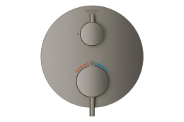 Внешняя часть термостата для душа GROHE Atrio на 2 потребителя, темный графит матовый (24134AL3)