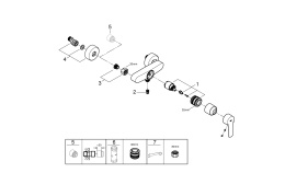 Смеситель для душа GROHE Start, хром (32279002)