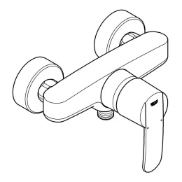 Смеситель для душа GROHE Wave Cosmopolitan, хром (23208000)