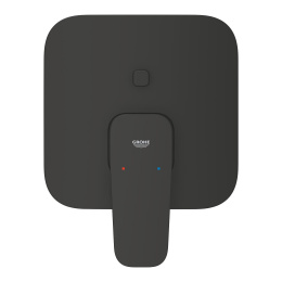 Внешняя часть смесителя для ванны GROHE Cubeo, матовый черный (1017782430)