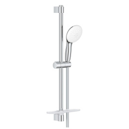 Душевой гарнитур GROHE Tempesta 110 с мыльницей, 2 режима струи, душевая штанга 600 мм, 7,4 л/мин, хром (26638003)