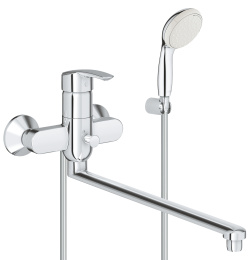 Смеситель для ванны GROHE Multiform универсальный, с душевым гарнитуром, хром (3270800A/UB), уцененный товар