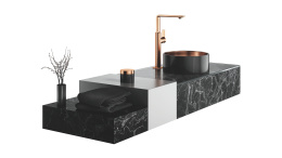 Смеситель для раковины GROHE Allure с донным клапаном, XL-Size, теплый закат матовый (23403DL1)