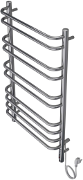 Полотенцесушитель электрический Aquatek Пандора П10 500x900, хром AQ EL RPC1090CH