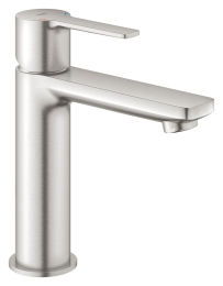 Смеситель для раковины GROHE Lineare с донным клапаном, суперсталь (23106DC1)