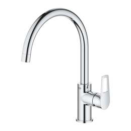 Смеситель для кухни GROHE Start Loop с высоким C-образным изливом, хром (31374001)