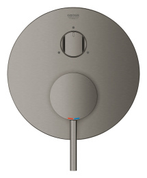 Внешняя часть смесителя для ванны GROHE Atrio на 3 потребителя, темный графит матовый (24096AL3)
