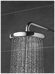 Верхний душ GROHE Tempesta 210, 6.6 л/мин, 1 режим, хром (26409000)