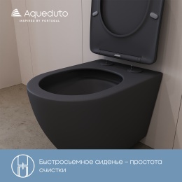 Комплект инсталляции GROHE Rapid SL 38775001 с унитазом Aqueduto OVO OVOT2140 и раковиной Aqueduto ESPIRAL D400 ESP0140 (NW0592)