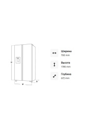 Холодильник Samsung RT42CG6420S9WT с верхней морозильной камерой, 411 л