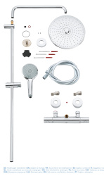 Душевая система GROHE Euphoria System 260 с термостатом для душа, хром (27296002)