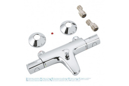 Душевая система GROHE New Tempesta 200 с термостатом для ванны, хром (NB0032)