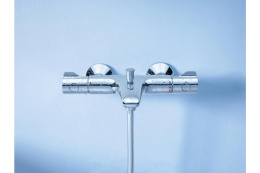 Душевая система GROHE New Tempesta 200 с термостатом для ванны, хром (NB0032)