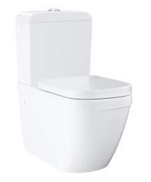 Унитаз напольный готовый комплект GROHE Euro Ceramic, альпин-белый (39462000)