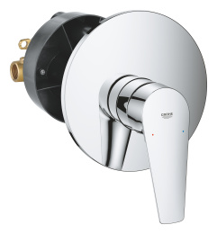 Смеситель для душа GROHE BauEdge в комплекте с монтажной частью, хром (29078001)