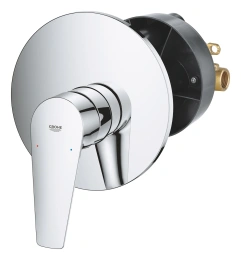 Смеситель для душа GROHE BauEdge в комплекте с монтажной частью, хром (29078001)
