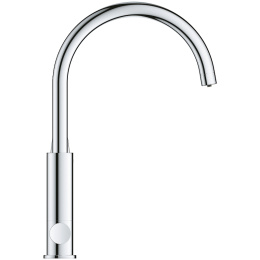 Смеситель для кухонной мойки GROHE Blue Pure BauCurve с функцией фильтрации, с фильтром в комплекте, хром (119709)