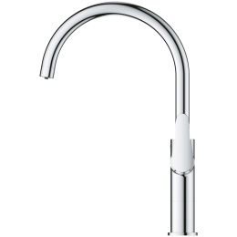 Смеситель для кухонной мойки GROHE Blue Pure BauCurve с функцией фильтрации, с фильтром в комплекте, хром (119709)