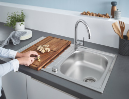 Мойка и смеситель для мойки, GROHE K200, хром, (31562SD0)