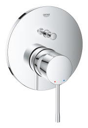Внешняя часть смесителя для ванны GROHE Essence на 2 потребителя, хром (24167001)