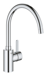 Смеситель для кухонной мойки GROHE Via Cosmo с высоким C-образный изливом, хром (30431000)