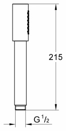 Душевая система GROHE Rainshower System 310 с термостатом для душа, хром (27966000)