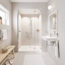 Смеситель для ванны GROHE BauEdge, хром (23604001/U1), уцененный товар