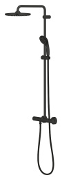 Душевая система GROHE Vitalio Start System 250 с термостатом для душа, черный (266772430)