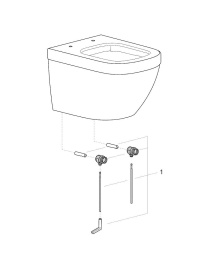 Унитаз подвесной компактный GROHE Euro Ceramic, альпин-белый (3920600H)