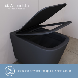 Комплект инсталляции GROHE Rapid SL 3 в 1 (NW0145/S) с унитазом Aqueduto MACIO MACT2140 и сиденьем с микролифтом (NW0560)