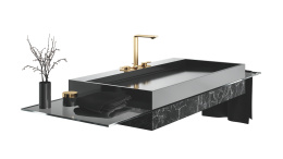 Смеситель для раковины GROHE Allure на 3 отверстия, с донным клапаном, M-Size, холодный рассвет матовый (20188GN1)