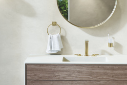 Смеситель для раковины GROHE Allure на 3 отверстия, с донным клапаном, M-Size, холодный рассвет матовый (20188GN1)