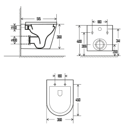 Комплект инсталляции GROHE Rapid SL NW0145/S с унитазом AQUAme AQM2001MB и сиденьем с микролифтом (NW0270)