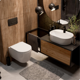 Комплект инсталляции GROHE Rapid SL 1000044 с унитазом AQUAme AQM2013PRO и сиденьем с микролифтом (NW0682)