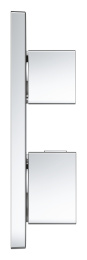 Внешняя часть термостата для душа GROHE Grohtherm Cube на 2 потребителя, хром (24154000)