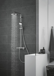 Верхний душ GROHE Tempesta 210, 21 л/мин, 1 режим, хром (26408000/U), уцененный товар