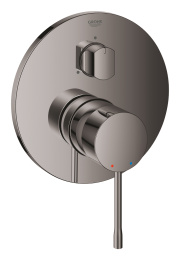 Внешняя часть смесителя для ванны GROHE Essence на 3 потребителя, темный графит глянец (24169A01)
