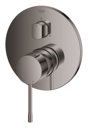 Внешняя часть смесителя для ванны GROHE Essence на 3 потребителя, темный графит глянец (24169A01)