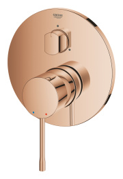 Внешняя часть смесителя для ванны GROHE Essence на 3 потребителя, теплый закат глянец (24169DA1)