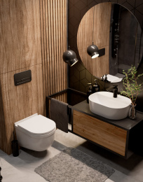 Комплект инсталляции GROHE 38775001 с унитазом AQUAme AQM2006 и сиденьем с микролифтом (NW0170/S)