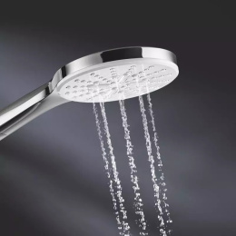 Душевая система GROHE Rainshower SmartActive 310 с термостатом для душа, белая луна (26647LS0)