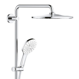 Душевая система GROHE Rainshower SmartActive 310 с термостатом для душа, белая луна (26647LS0)