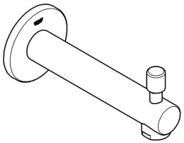 Излив для ванны GROHE Concetto с переключателем ванна/душ, хром (13281001)