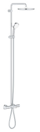 Душевая система GROHE Tempesta Cosmopolitan System 250 с термостатом для ванны, хром (26672000)