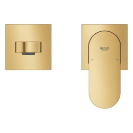 Внешняя часть смесителя для раковины GROHE Plus на 2 отверстия, M-Size, холодный рассвет матовый (29303GN4)