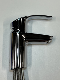 Смеситель для раковины GROHE Eurosmart с гигиеническим душем, S-size, хром (23124002/U), уцененный товар