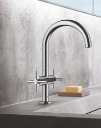 Смеситель для раковины GROHE Atrio, хром (21019003)